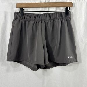 Huk Ashley Womens Dark Gray Shorts Size L Outdoor Camping Sports